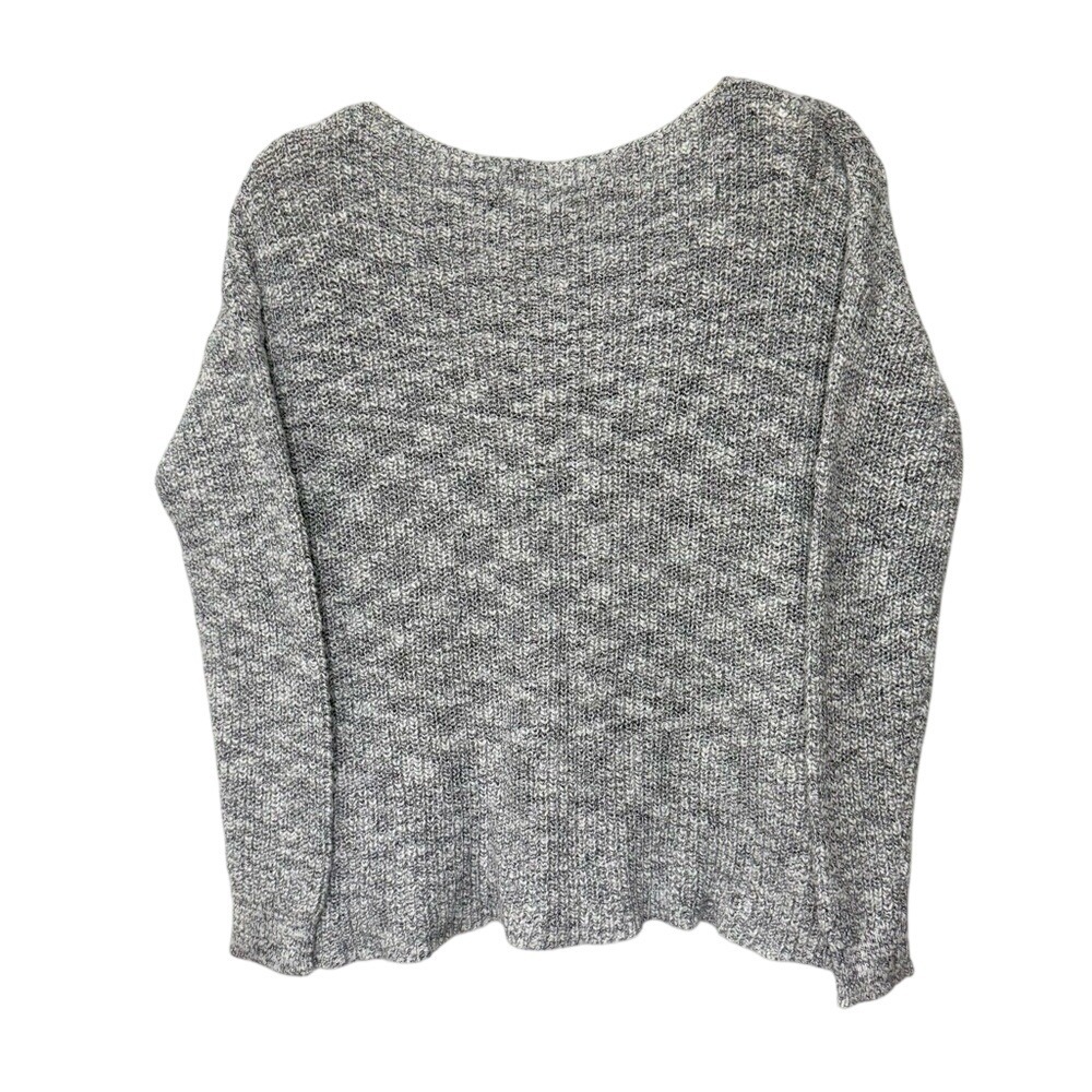 Madewell Womens Grey Marled Cotton Chunky Knit Sweater F6077 Size Small - Picture 2 of 6
